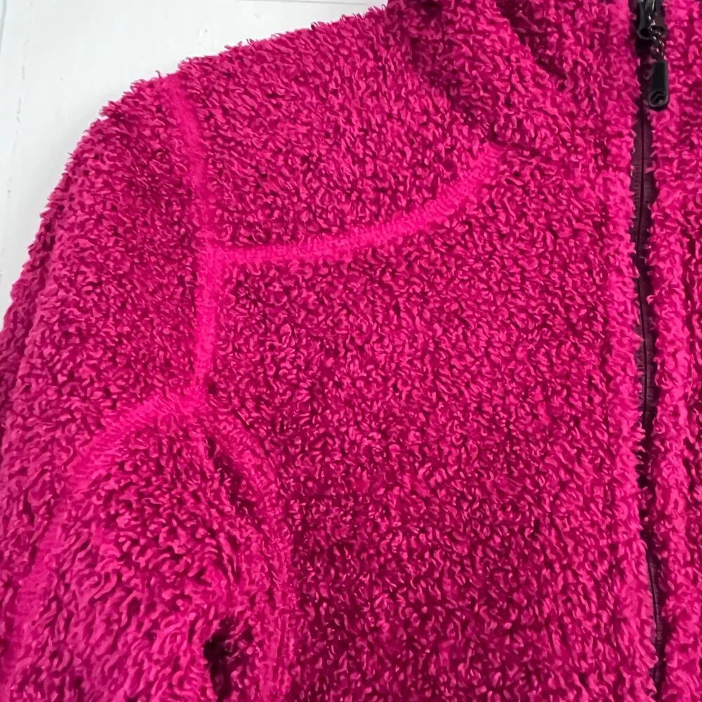Lowe Alpine Polartec Sherpa Zip Up Jacket Women's Fuchsia 100% Polyester - Picture 2 of 11